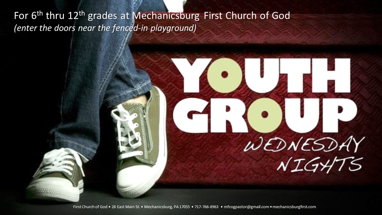 church youth group background